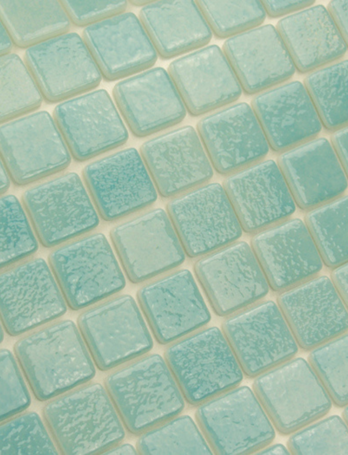 PS41 Baby Blue Glass Mosaic