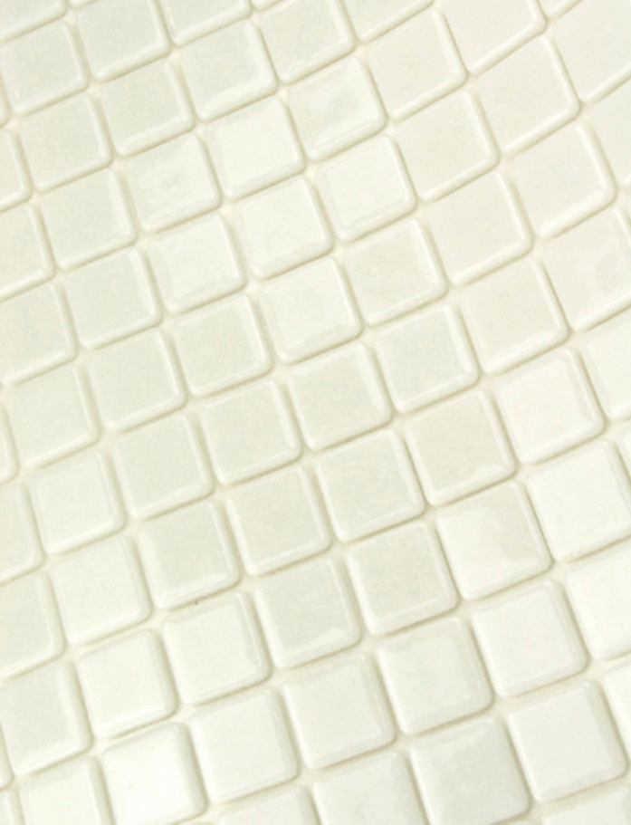 PS25 White Glass Mosaic